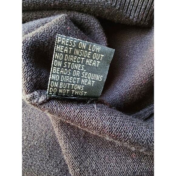 SWEATER JACKET & TANK-BEREK-Rhinestones-Appliques-Black-Gold-2 Piece-Size XL - Picture 12 of 15